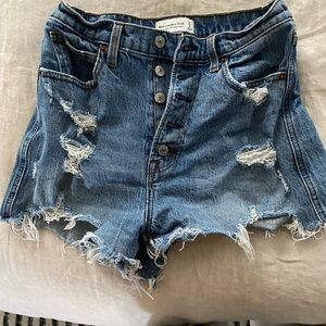 Abercrombie denim shorts